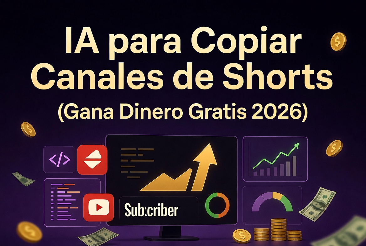 IA para Copiar Canales de Shorts y Ganar Dinero (Gratis 2026) 1 IA para Copiar Canales de Shorts y Ganar Dinero (Gratis 2026)